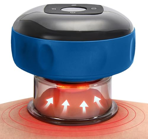 Cupping Massager | Portatile con 6 Livelli di Aspirazione Regolabili | Dispositivo coppettazione corpo attrezzo massaggio - per rilassamento, recupero, mani, collo, casa, ufficio,