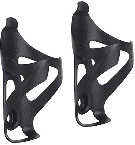 KABON Fahrrad Flaschenhalter,Ultraleichter 3K Carbon Radfahren Wasserflaschenhalter Getränkehalter für Outdoor-Aktivitäten