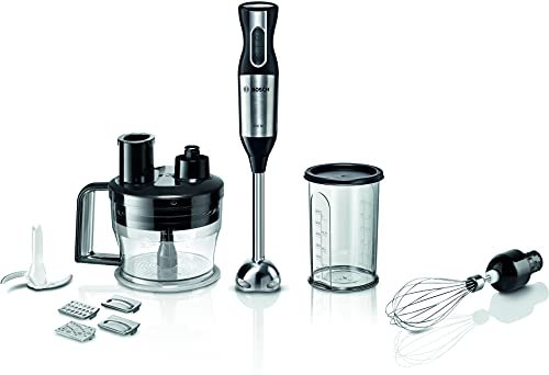 Bosch Elettrodomestici ErgoMixx Batidora de inmersión, 800 W, metal, negro
