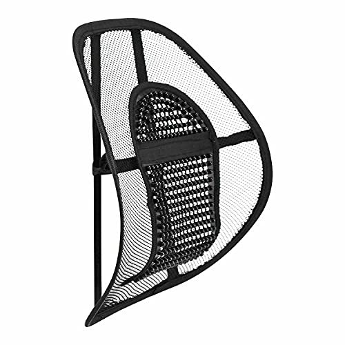 True Face Lower Back Lumbar Support Car Seat and Office Chair Pain Relief Mesh Cushion UK