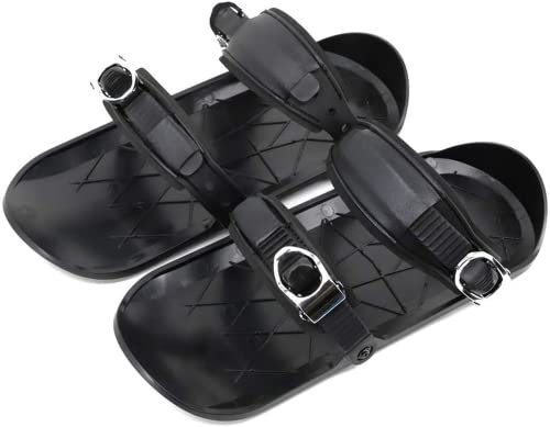 Dzhzuj Ski Skates Short Mini Ski Skates,Skating Snowblades Skiboards Ice Skates for Snow,for Children and Adults Outdoor Play