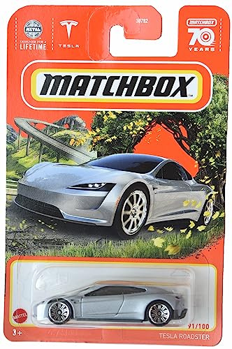 Matchbox Tesla Roadster, Silber 91/100
