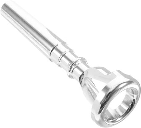 Trompetenansatztrainer aus Versilbertem Messing, Silber | Übungsgerät für Trompetenlernen, für Anfänger und Lehrkräfte, Solides Lernwerkzeug