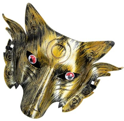 PACKOVE 2st Wolfsmaske Cosplay-outfits Halloween- Grusel Led-schädelmaske Outdoor- Wolf Halbmasken Erwachsenenmaske Für Lustig Erwachsener Plastik Kleidung Kind