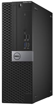 Dell FAST Optiplex 7050 SFF PC, Intel Core i5 6th Gen (4 Cores Upto 3.60Ghz), 300Mbps USB WiFi Adapter Dongle, Windows 11 Pro OS + 23 Monitor (Renewed) (16GB DDR4 RAM - 1TB SSD)