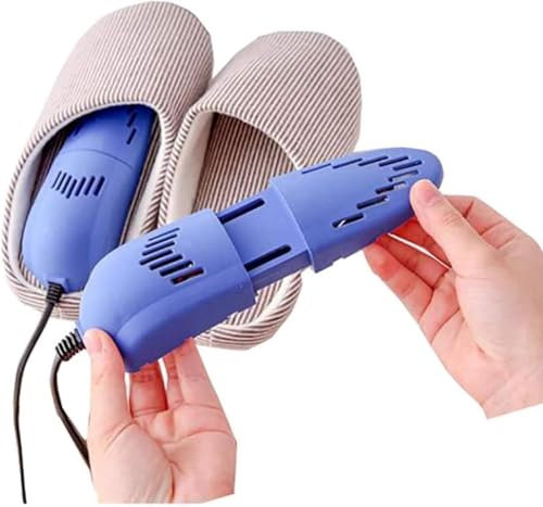 LXWKAI Sèche-Chaussures électrique, sèche-Chaussures électrique, Chauffe-Bottes rétractable, sèche-Bottes, sèche-Gants, désodorisant Anti-moisissure, sèche-Chaussures électrique (Bleu)