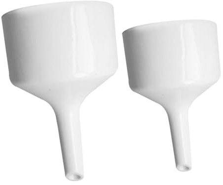 OSOLADY 2piezas Embudos De Laboratorio De Boca Ancha y Embudos De Filtración Para Transferencia De Líquidos Material Resistente Altas Temperaturas Perfectos Para Experimentos