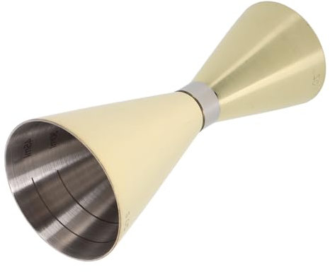 OUNONA Dispositivo De Medición De Vino Doble Vaso Medidor De Acero Inoxidable Con Marcas Interiores Herramienta De Medición Para Coctelería Casa