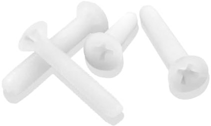 SellGood 50 Stück weiße Nylon-Kreuzschlitz-Senkkopfschrauben M2 M2.5 M3 M4 M5 M6 M8 Kreuzschlitz-Senkkopf-Maschinenschraube Befestigungsschrauben(M8_10MM)