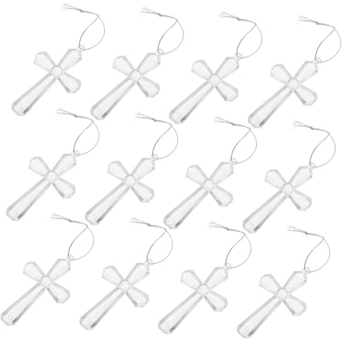 ibasenice 50pezzi Acchiappasole Cristiana Pz Acrilico Da Te Per Finestre Decorazioni Religiose Pasquali Kit Artigianato