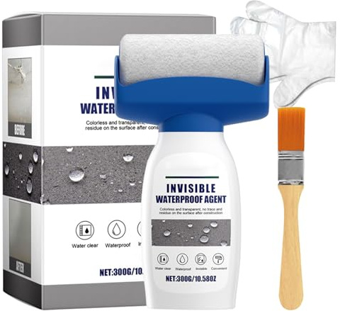 Pegamento impermeable transparente – 300 ml spray impermeable, fuerte adhesivo de secado rápido reparador para hormigón, madera, metal, grietas en el tejado con efecto a largo plazo