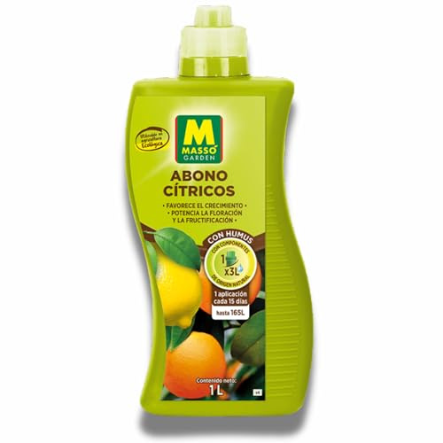 Abono Líquido para Cítricos Eco 1L MUY EFICAZ | Fertilizante Líquido Ecológico con Humus | Potencia la Floración y mejora la calidad y cantidad de los Frutos de los Limoneros y Naranjos | Nexum Market
