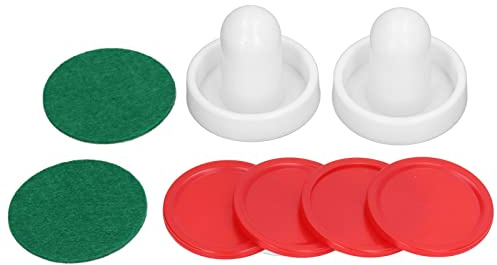 Jxngery 8 Piezas 60 mm Air Hockeys Pusher Accesorios Alta Resistencia al Impacto Mesa de Larga duración Accesorios para Air Hockeys (Tipo B)