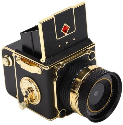 Tosuny Fotocamera Digitale retrò con Autofocus, Videocamera per Vlogging 2.7K per Principianti, Fotocamera Punta e Scatta da 12 MP, con Mirino IPS da 2 Pollici a Livello della, Zoom (Black)