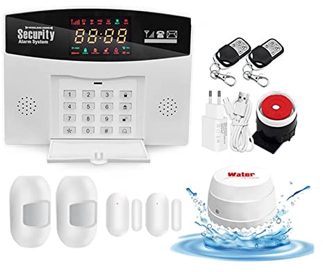 Wifi GSM Sistema de alarma Tuya Smart Home Security Alarma 4 Control la aplicación host inalámbrica Instalación rápida(C)