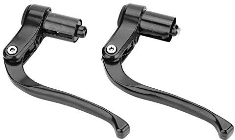 Keenso Bicycle Brake Lever Road Drop Brake Levers Set (Black) Bicycles and Spare Parts