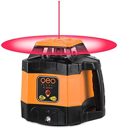 Geo Fennel 220000 Rotating Laser Horizontal and Vertical Range 400 m Class 2 with Receiving Cell FL 220HV + FR 45, Other