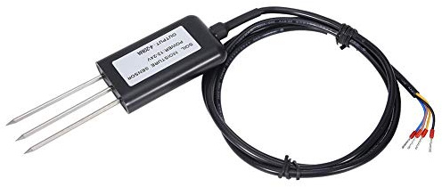 Bodenfeuchtesensor, 2 in 1 Multifunktions-Bodenfeuchtesensor 4-20mA Temperatur-Feuchte-Boden-Messumformer-Messgerät