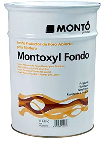 Montoxyl Classic Fondo Solvente Incolore di Poro aperto, Traspirante Fondo Incolore (750ml)