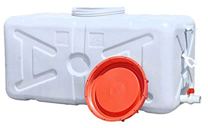 SPEGZ Bidón para Agua BidóN PláStico con Grifo Gran Capacidad Tanque De Almacenamiento Agua Hogar De Calidad Alimentaria Tanque Grande De PláStico ExcursióN/Auto-ConduccióN/Camping/Pesca(Size:200L)