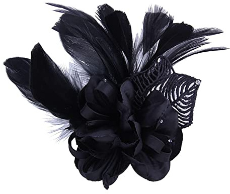 LICHENGTAI Damen Broschen Feder Anstecknadel Elegant Frauen Brosche Vintage Broschen Pin für Kleid Kleidung Dekorative Pin Bekleidungs Party Schmuck
