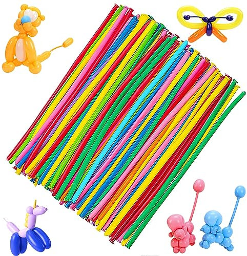 SFSSHUI Palloncini Modellabili, 200 Pezzi Magici Lattice, Lattice Lungo Colorati, Per Feste, Compleanno, Matrimonio e Altre Celebrazioni Decorazione