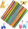 200 Piezas Largo Globos,Globos de Moldeables,Globos de látex mágico,Globos de Modelado,Para cumpleaños,Bodas,Despedidas de soltera,Fiesta,Actividad,Decoración de payaso.