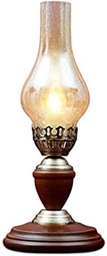 LXINMFEWY Petroleumlampe Außenlampe Öl Winddicht Glas Petroleum Klassische Retro Tisch Massivholz Petroleumheizung Sturmlaterne