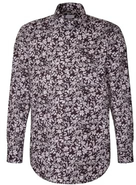 Seidensticker Camicia da Uomo Business, Lilla, 43