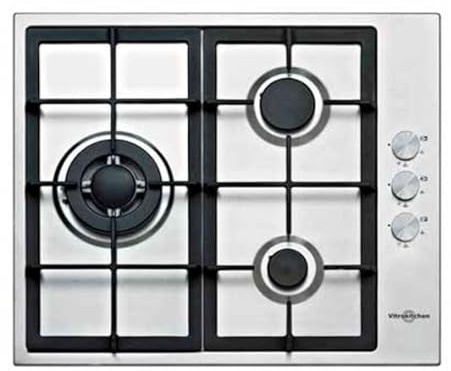 Placa Gas VITROKITCHEN EN636LIB Butano Inox 3f