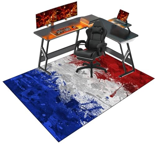 Tappetino per sedia da gioco resistente, per pavimenti duri, antiscivolo, per sedie a rotelle, tappetino per sedia da ufficio, per tappeti e pavimenti in legno, protezione per moquette a pelo basso