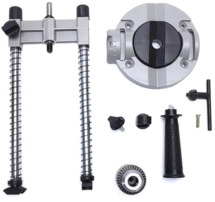 Drill Holder Stand for Cordless Tool Providing 90 Degree Vertical Positioning and Easy Height Adjustment Craft Project