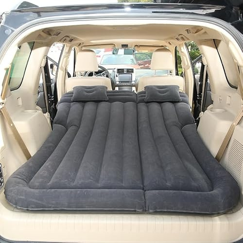 WUDIJING Auto Matratze für Mercedes Benz C-Klasse T-Modell S205 I 2014-2021, Doppelseitige Verdickte Beflockung Automatratze Camping Aufblasbaren Autobett Faltbare Tragbares Luftbett,C