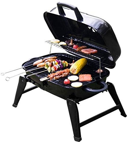 GPDNBIEU, Parrilla de Cocina Parrilla de Barbacoa de carbón Parrilla de Cocina al Aire Libre Barbacoa de carbón Redonda Parrilla de pie portátil for Acampar