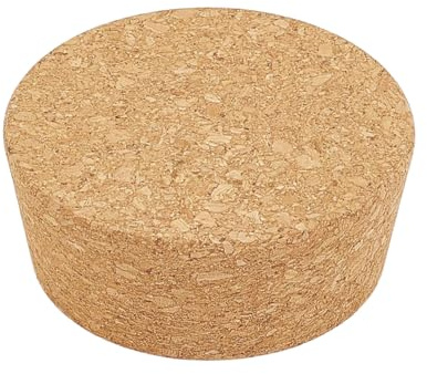 OLYCRAFT Large Cork Stopper 6-8cm Tapered Wood Jar Lids for Wine Bottles | Cork Build, Conical Snug-Fit Design Prevents Leaks, Easy Insert Rinse Clean, Bottle Stoppers for Wine Kitchen Wedding Decor