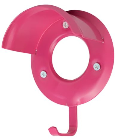 GS Equestrian & Country Metal Bridle Hook – Wall Mounted Bridle Holder for Tack Room Storage – Durable Horse Tack Hook (Pink, One Size)