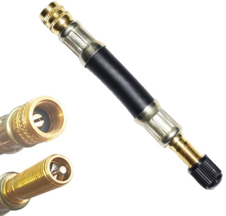 Reifenventil Verlängerung 100mm – Autoventil Adapter aus flexiblem Gummi, Ventilverlängerung für Auto, Motorrad, Fahrrad Ventile Adapter, LKW, Wohnmobil und Ventilverlängerung E Scooter | Universell kompatibel mit Auto, Fahrrad, Motorrad E Scooter
