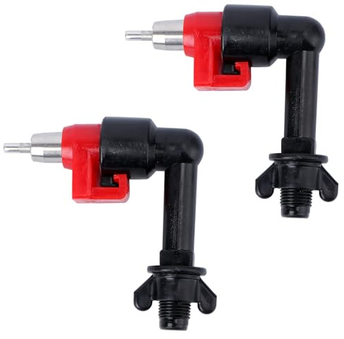 jojofuny 2pièces Distributeur Automatique Eau pour Poules Système Abreuvement à Tétines Outil Alimentation pour Volailles et Facile à Installer pour Poulailler