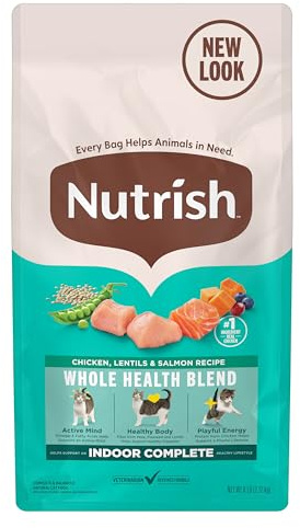 Nutrish Indoor Complete Dry Cat Food, 6 lb. Bag (Rachael Ray)