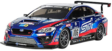 TAMIYA 58645-1:10 RC Subaru WRX STI 24H Nürburgring TT-02 Remote Control Car/Vehicle, Model Building, Kit, Hobby, Assembly