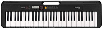 Casio CT-S200BKC5 61 Key Portable Electronic Keyboard in black with Dance Music Mode
