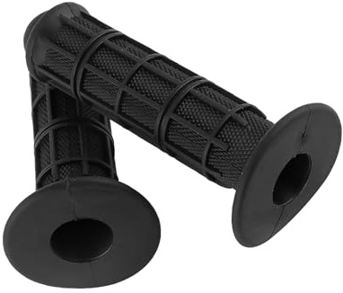 Lenkergriff, 1 Paar 22 / 25mm 7/8 Universal Gummi Lenker Griffe, rutschfest Abdeckung Links und rechts Komfort Lenkergriffabdeckung für Dirt Bike Pit Bike(Schwarz)