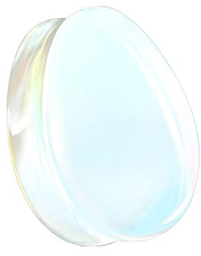 beyoutifulthings Ohr-Plug Tränen-Tropfen Opal-Stein Ohr-Piercing Ohr-Schmuck Ohr-Tunnel Double Flared Sattel-Verschluss 6-25mm