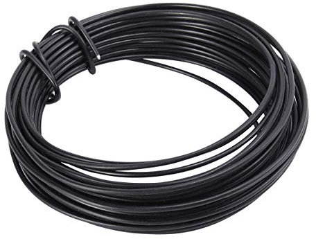 10 M Schwarze Rankenschnur Zum Binden Von Ranken Flexible Eisendrahtrolle Biegbarer Metalldraht Für Klettergerüste Außen- Und Innenpflanzen Befestigungsschnur Zum Umwickeln