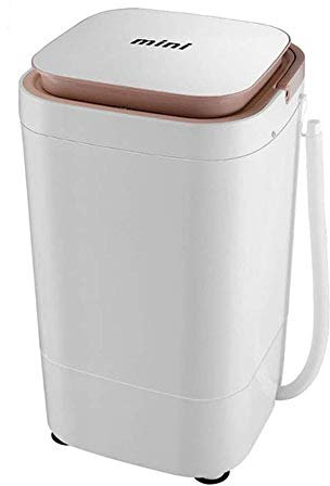 MQQ Mini Rondelle Portatili Vasca Singola, Lavatrice E Centrifuga 4kg capacità Totale 2 kg Asciugaggio Adatto for Dormitorio Appartamento in Campeggio