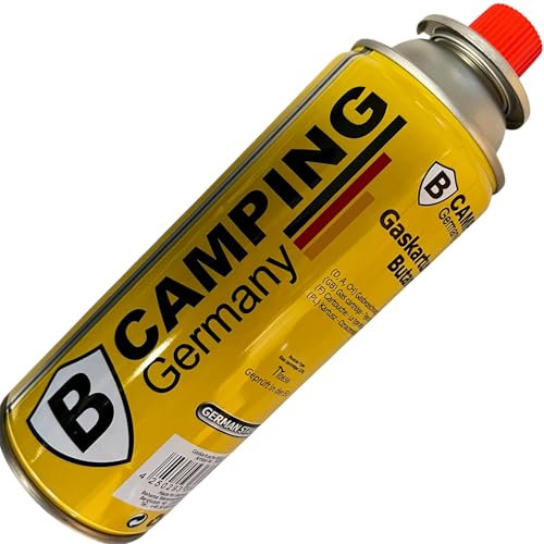 5x Butan Gaskartusche 227g Campinggas Kocher Brenner + 1 Bildmagnet
