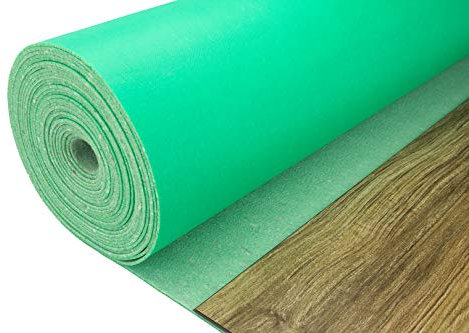 Restposten! 100qm Nostra Trittschalldämmung 2mm Stärke - perfekte Trittschallwerte unter schwimmend verlegten Holzböden, hohe Belastbarkeit, PU-Schaum mit integrierten Vlies - NostraSilent