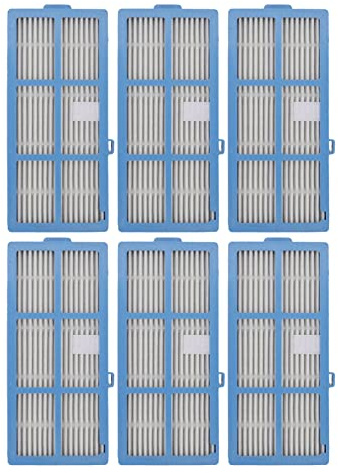 Set di Filtri di Ricambio da 6 Pezzi Set di Filtri per Spazzatrice Set di Filtri per Spazzatrice per Aria Antiparticolato Ad Alta Efficienza Pacchetto di Filtri per Pulizia Aspirapolvere per Accessori