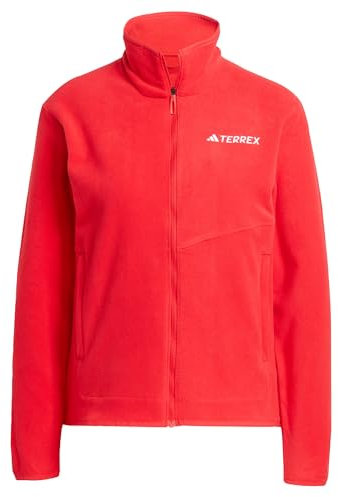 Adidas Damen Terrex Multi Full Zip Fleece Jacket, Pure Ruby, M