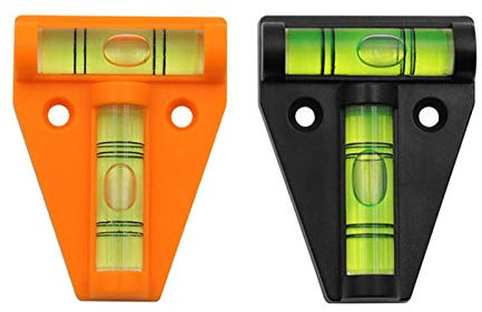2 Petit Niveau À Bulle - Niveau À Bulle T-Level | Niveau À Bulle Magnétique | Résistant Et Incassable | Accessoires Pour Camping-ca | Niveau Bulle Cross-Check Pour Caméra De Meuble De Camping-Car